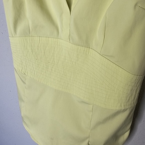 Cotton‎ Works Womens Stretchy Slimming V Neck Waist Tie Sleeveless Size L Large - Picture 3 of 11